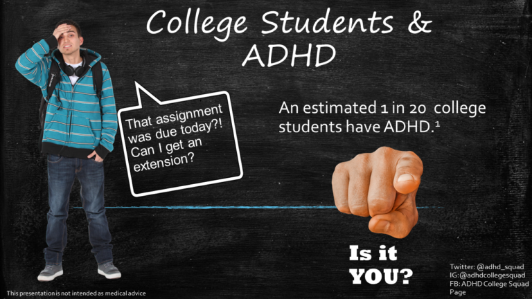 phd student with adhd