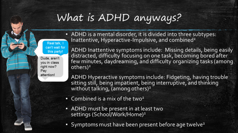 ADHD in College Students Presentation \u2013 ADHD in College Students